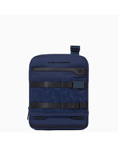 Piquadro CA1816FX: Bandolera iPad 11'' Piel y Tejido | Env